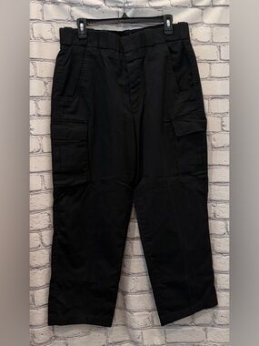 Uniform Tactical Size:M Men’s Black Pants with Elastic Grip Waistband